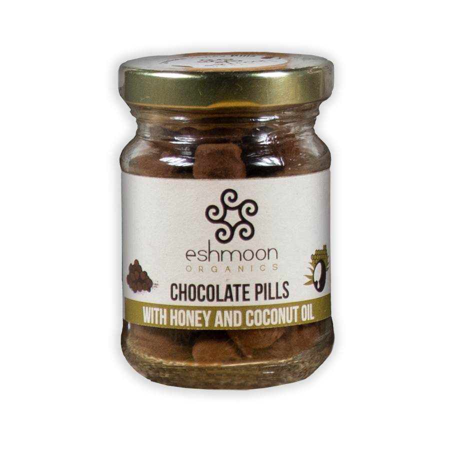 Eshmoon Chocolate Pills Jar - Honey 