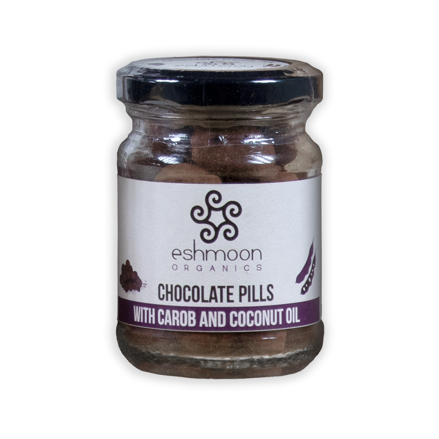 Eshmoon Chocolate Pills Jar - Carob  