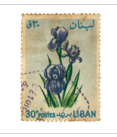 Stamp Story: Purple Flower Sticker Replica